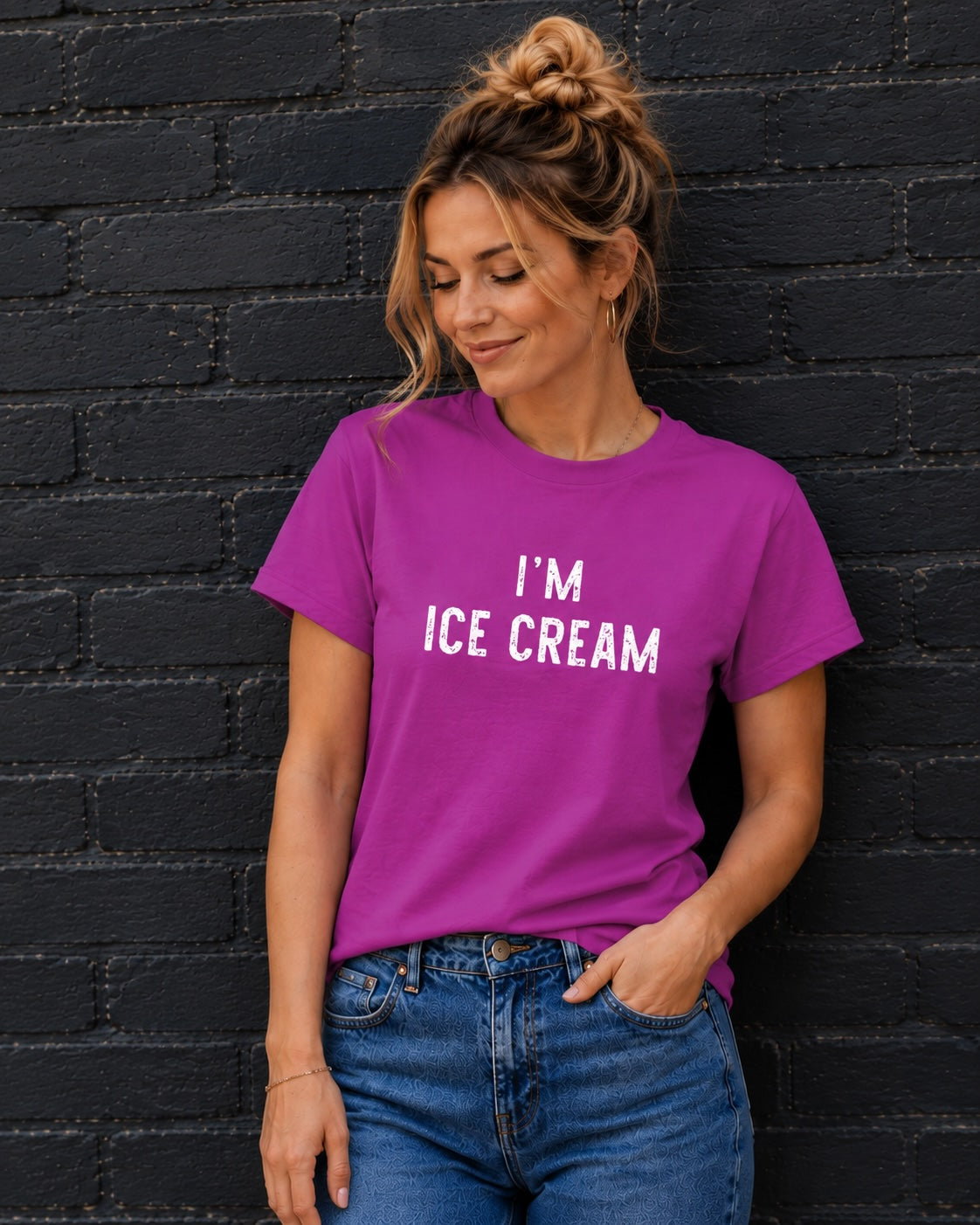 I'm Ice Cream Funny Graphic Tee – Novelty Unisex T-Shirt